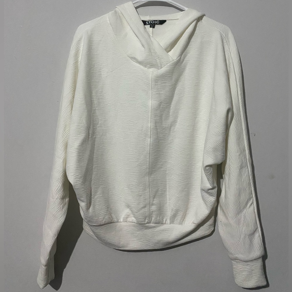 Stoic White Hoodie - XS